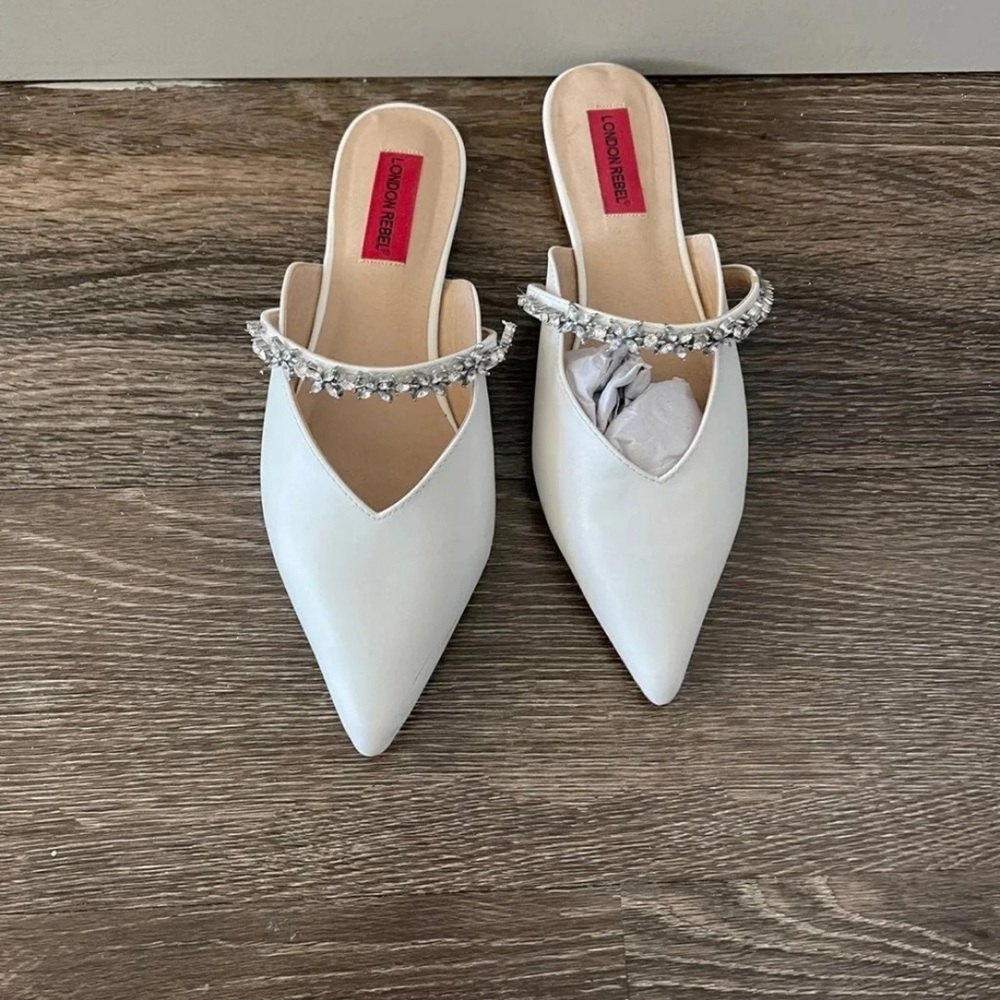 Flat shoes, fashion shoes with crystal stone - Picture 5 of 13
